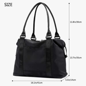 Black Women's Tote Bag